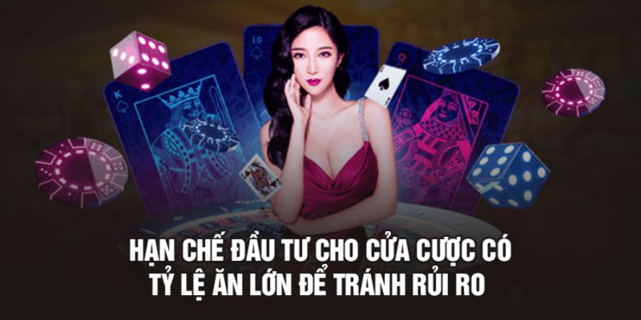 Công thức đánh baccarat khuyên người chơi không nên cược nhiều vào cửa lớn