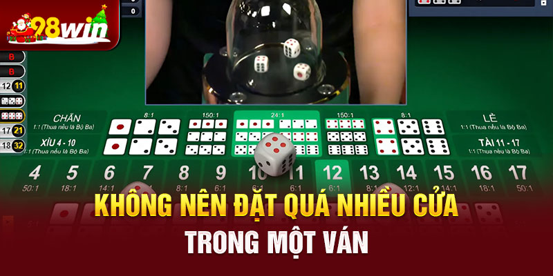 Đừng nên đặt quá nhiều cửa trong một ván 